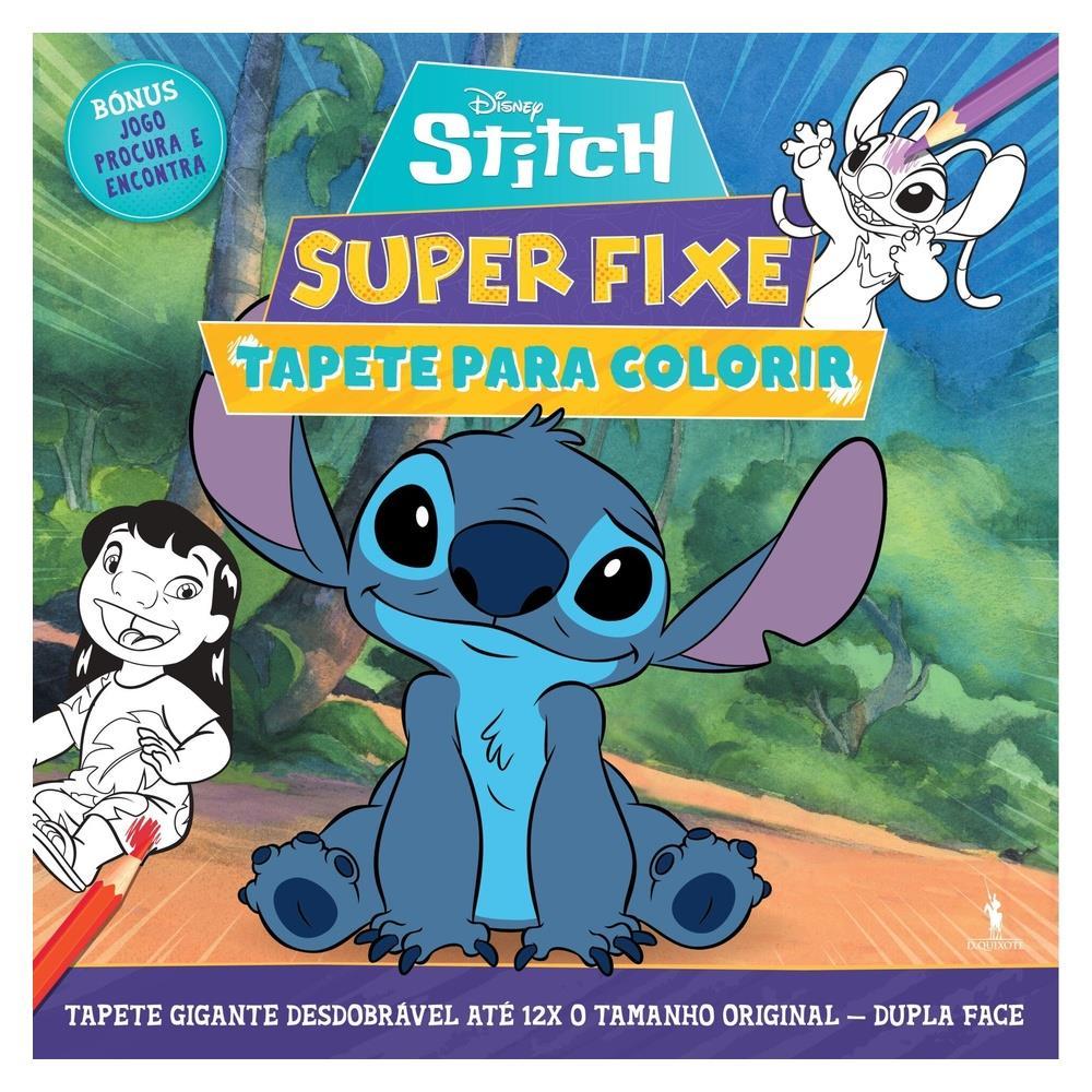 Livro Stitch: Super Fixe Tapete Para Colorir