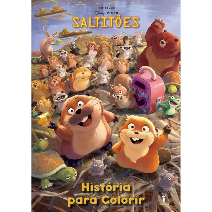 Livro Saltitões: História Para Colorir