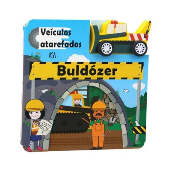 Livro Veículos Atarefados Buldozer