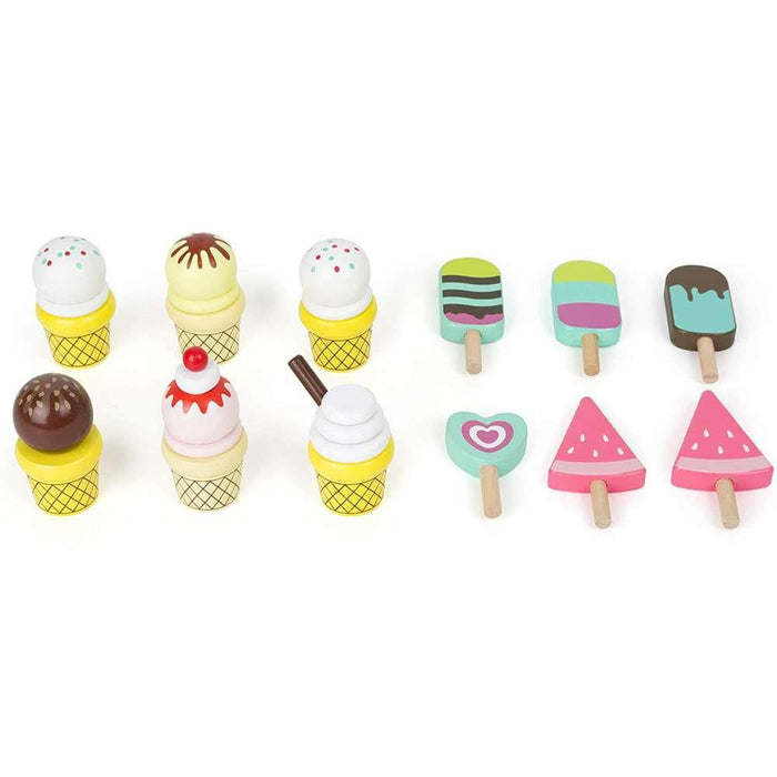 Small Foot Ice Cream Vending Cart 19 Pieces