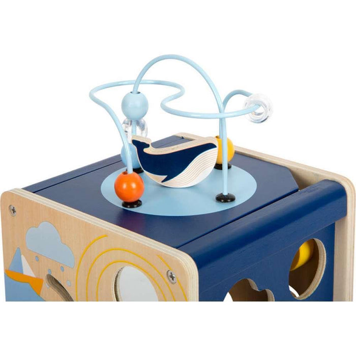 Cubo de Atividades Motor em Madeira Small Foot Big Ocean