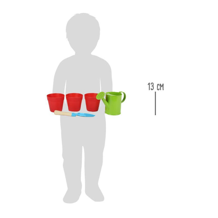 Conjunto de Jardinagem Small Foot com Regador em Metal