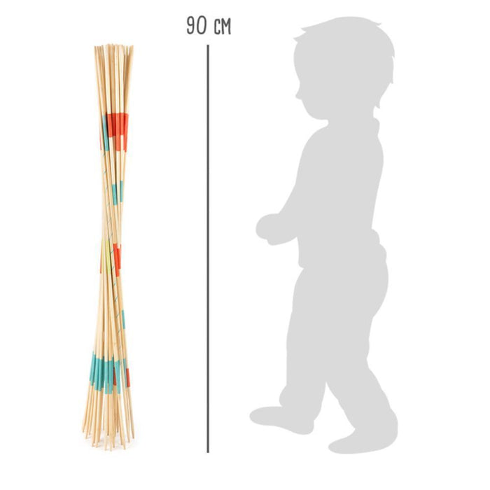 Jogo Mikado Small Foot Gigante em Madeira Active XXL