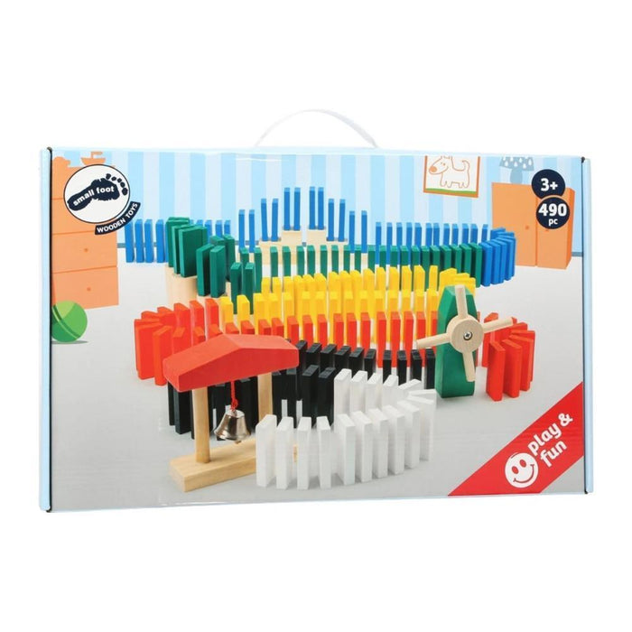 Dominó Rally Race XL Small Foot em Madeira 490 Peças