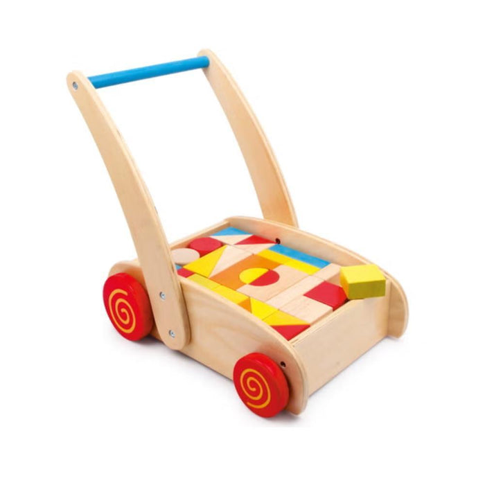 Andador de Blocos Small Foot em Madeira 30 peças