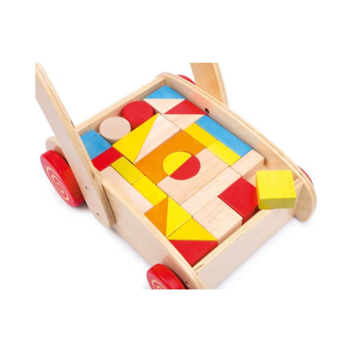 Andador de Blocos Small Foot em Madeira 30 peças