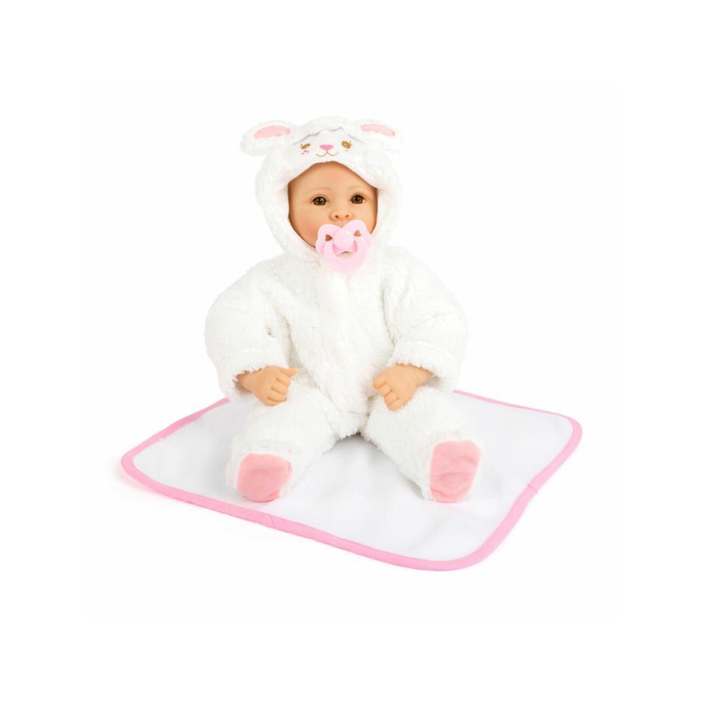 Muñeco corderito pequeño con disfraz de oveja, 43 cm
