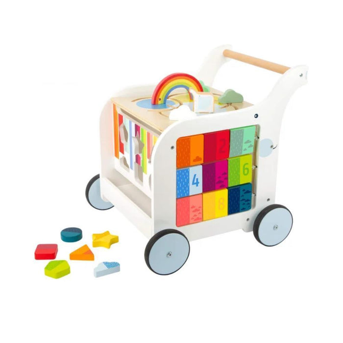 Andador com Atividades Small Foot Tempo em Madeira