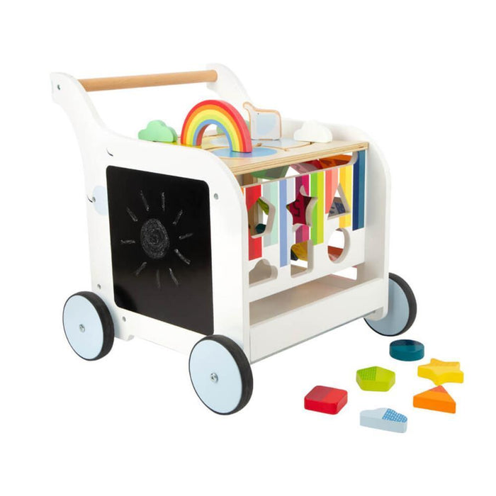 Andador com Atividades Small Foot Tempo em Madeira