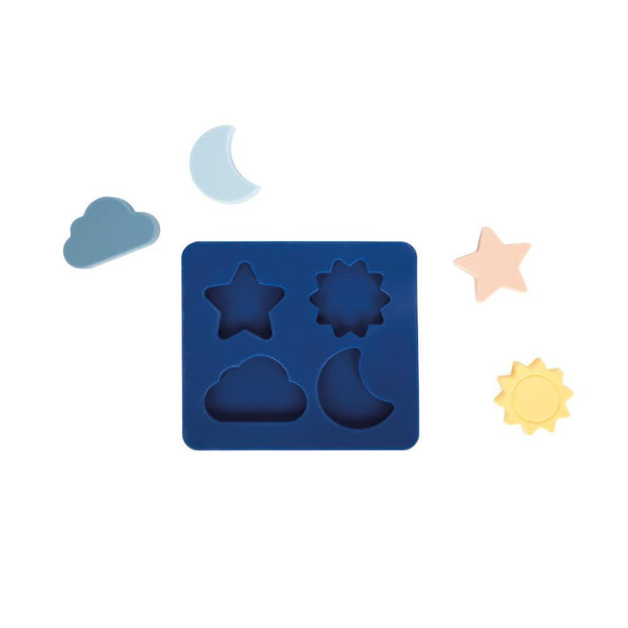 Puzzle Small Foot com Formas em Silicone 4 Peças