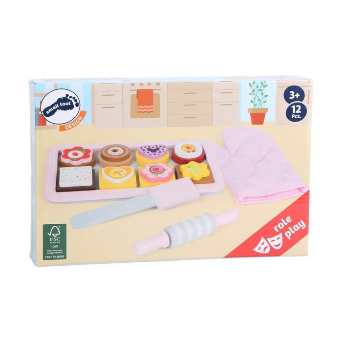 Conjunto para Fazer Bolachas em Madeira Small Foot 12 Peças