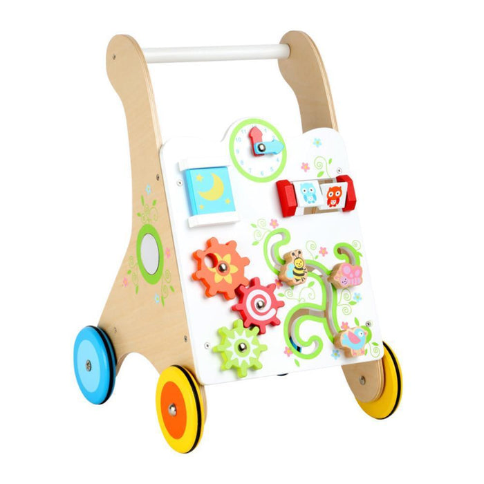 Andador com Atividades em Madeira Vivid Colours