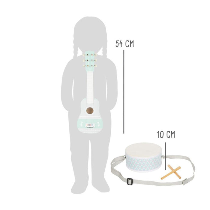 Conjunto de 3 Instrumentos Musicais Pastel