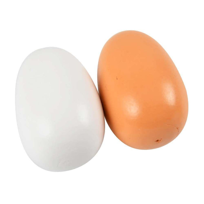 Caixa com 6 Ovos para Cortar em Madeira