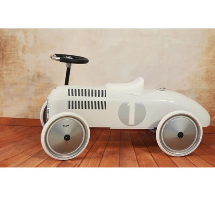 White Classic Metal Car