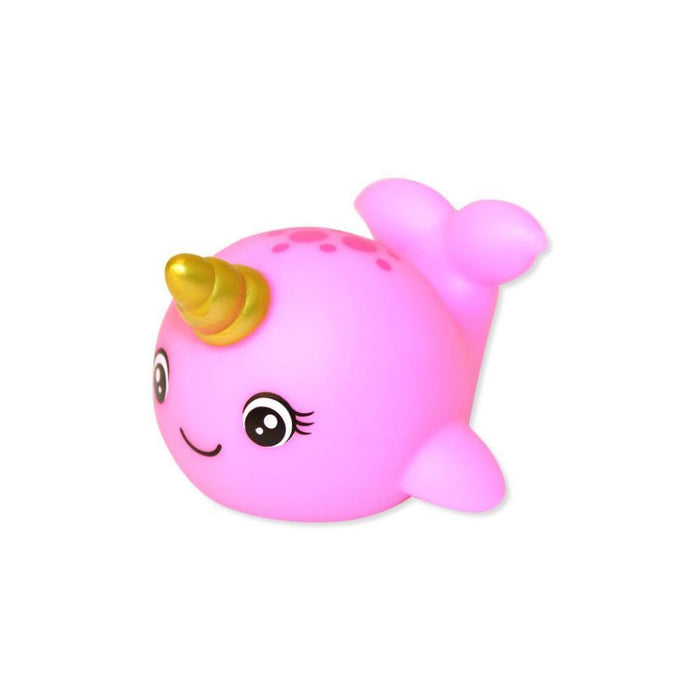 Brinquedo de Banho Magni Baleia Rosa com Luz