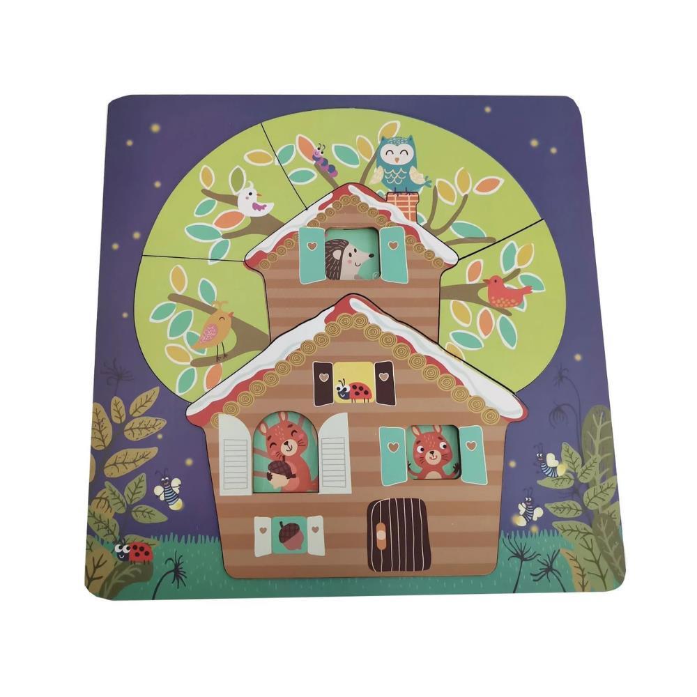 Magni 3-Layer Wooden Treehouse Puzzle