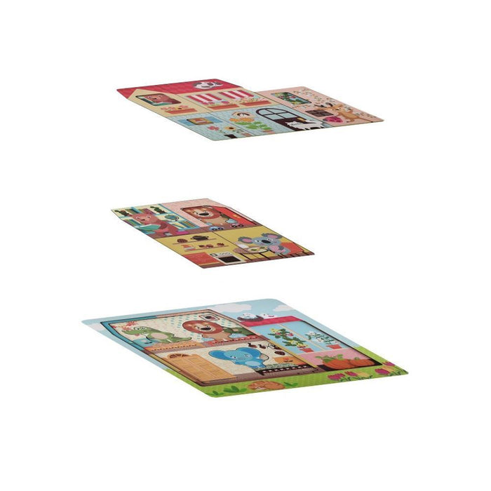 Puzzle Magni Casa em 3 Camadas em Madeira