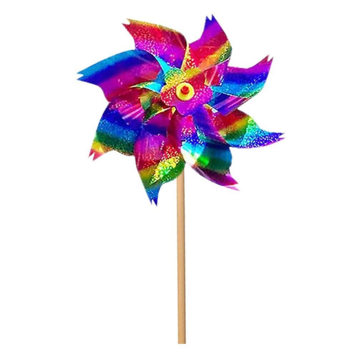 Moinho de Vento Metalizado Rainbow 24cm