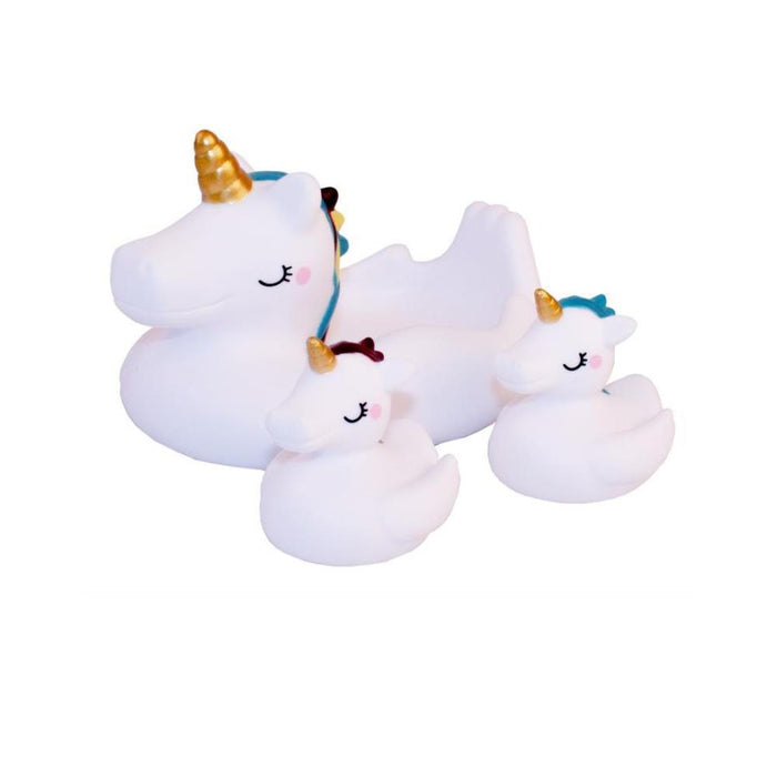 Brinquedo de Banho Magni Família de Unicórnios 3 Peças