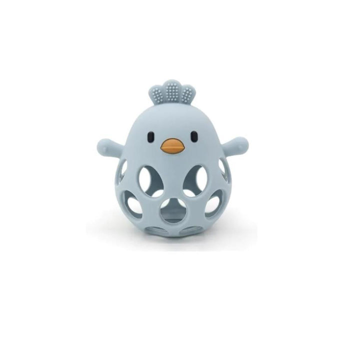 Bola Mordedor Pinto em Silicone Magni Blue