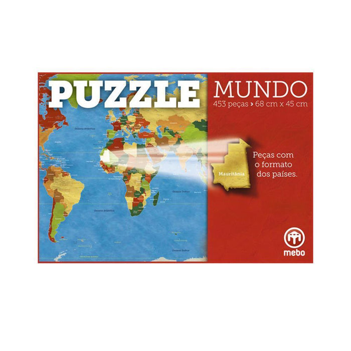 Puzzle Mundo As Peças São Países 453 Peças