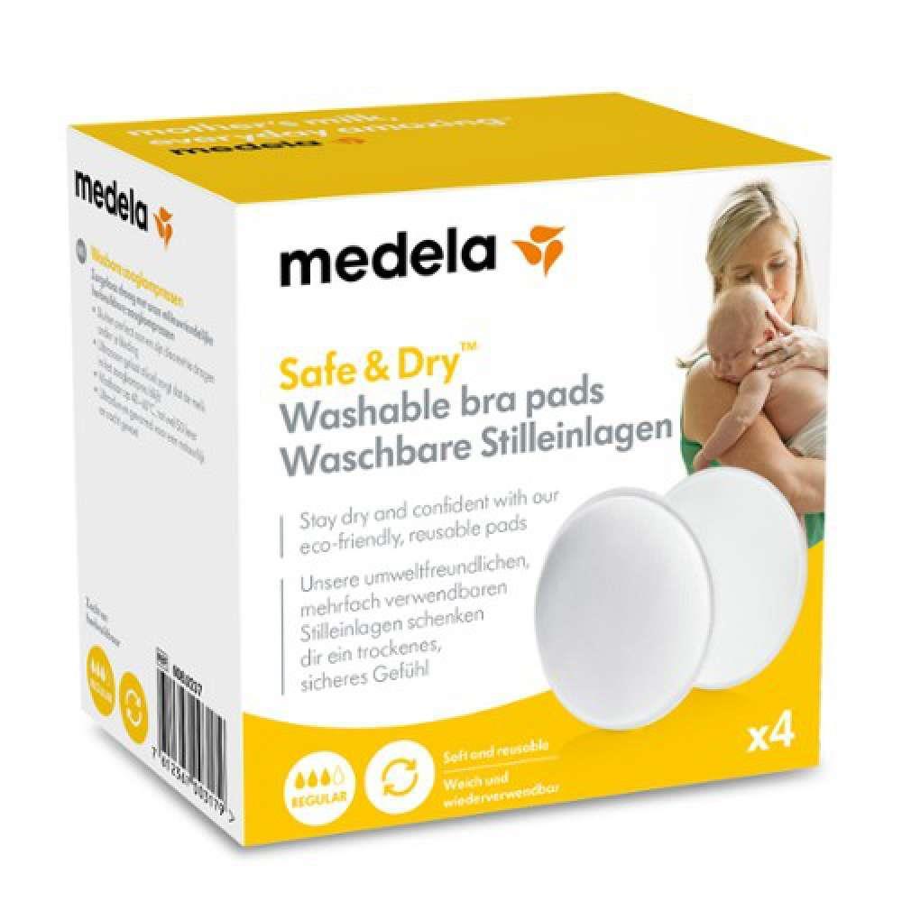 Protectores de pezón lavables Medela, paquete de 4