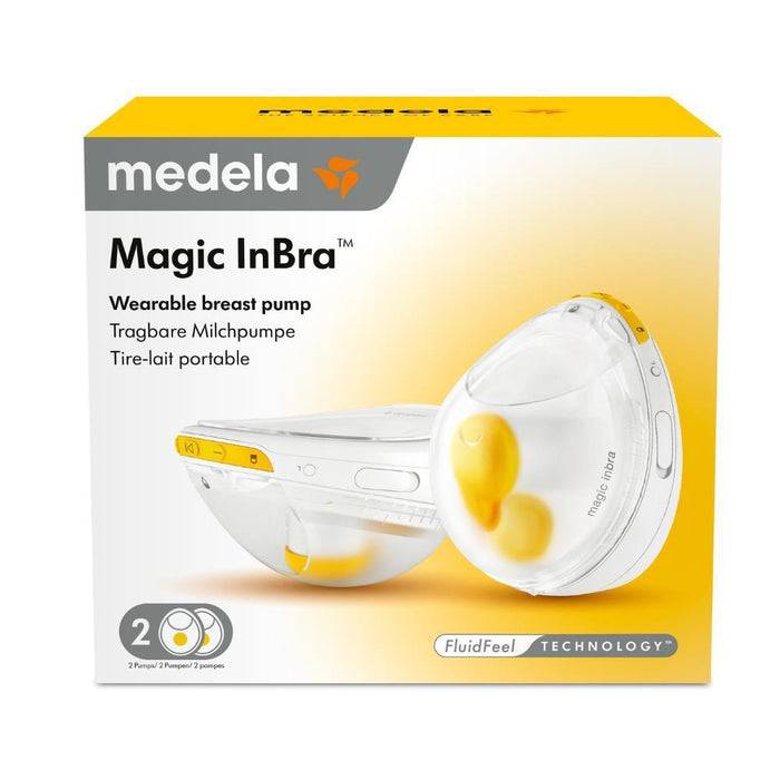 Bomba Tira-Leite Elétrica Mãos-Livres Medela Magic InBra Dupla