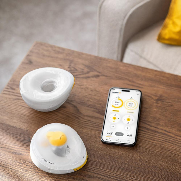 Bomba Tira-Leite Elétrica Mãos-Livres Medela Magic InBra Dupla