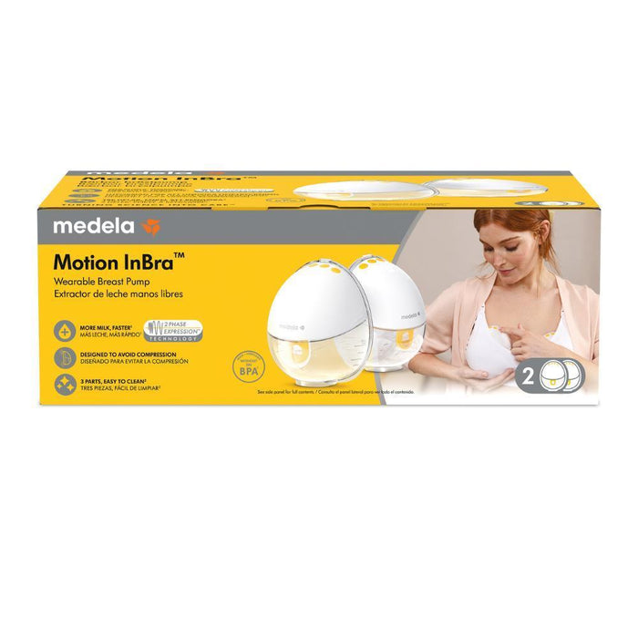 Bomba Tira-Leite Elétrica Mãos-Livres Medela Motion InBra Dupla