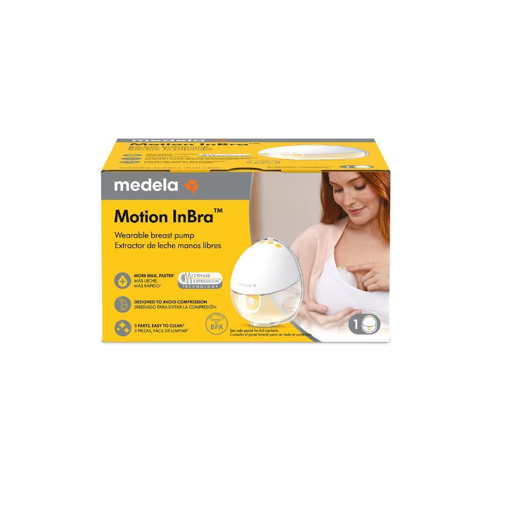 Bomba Tira-Leite Elétrica Mãos-Livres Medela Motion InBra Single