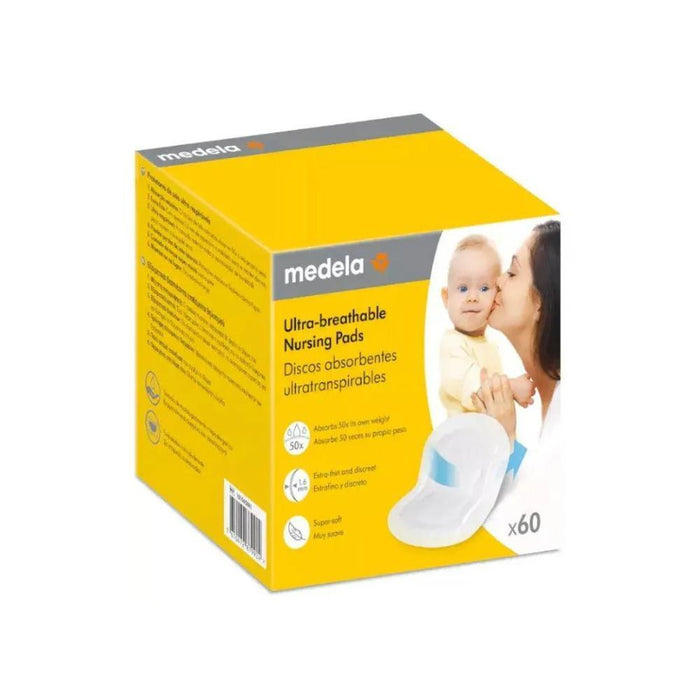 60 Discos Protetores de Mamilos Respiráveis Medela