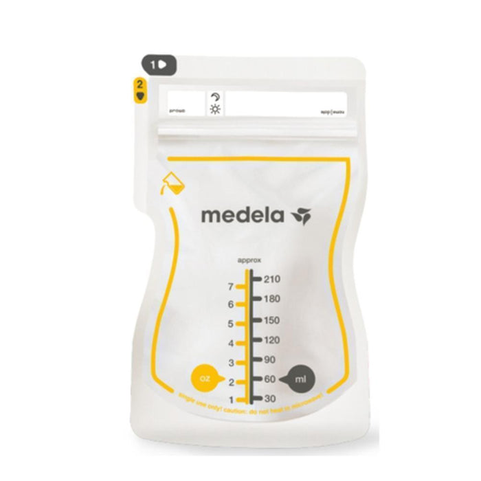 25 Sacos de Conservação de Leite Materno Medela 210ml