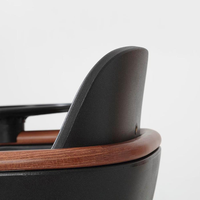 Cadeira Papa Micuna Ovo Original City Luxe Gris Antracite/Mogno com Arnês em Polipele