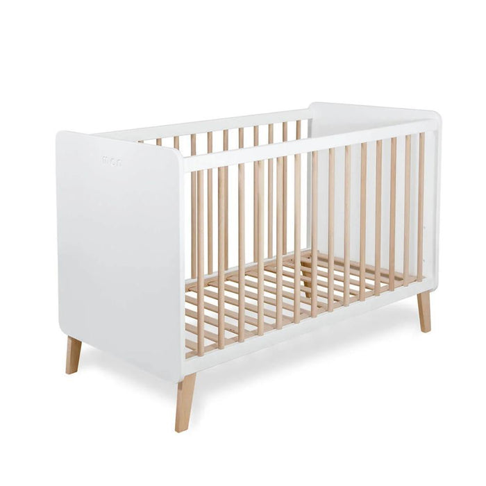 Berço Micuna Trevi Branco/Cera Natural 120x60cm