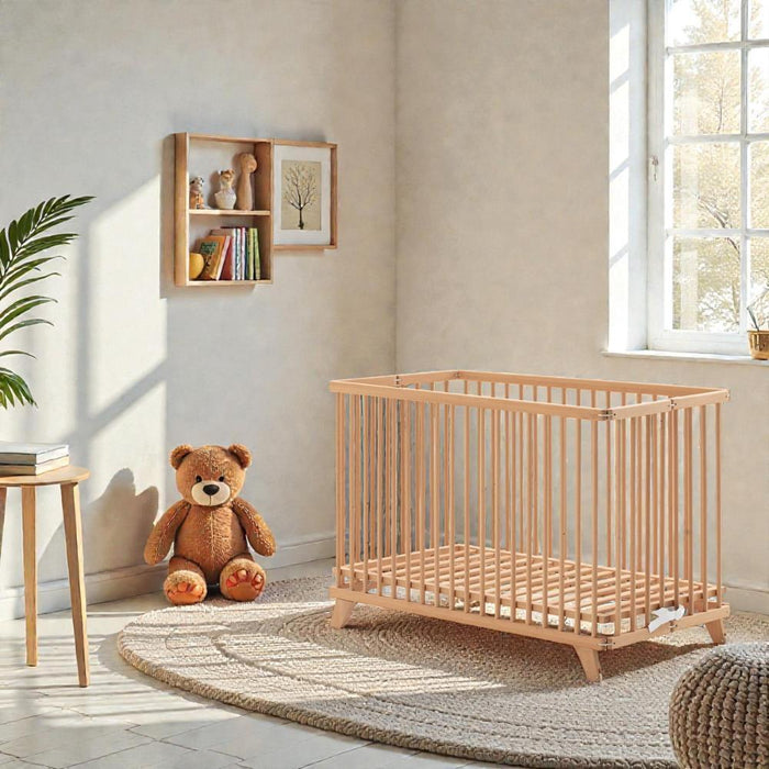 Berço Dobrável Micuna Simona em Madeira120x60cm
