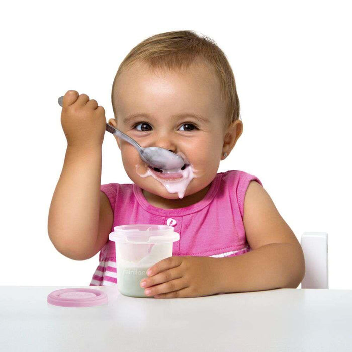 Miniland 4 Recipiente Hermético 250ml Blush