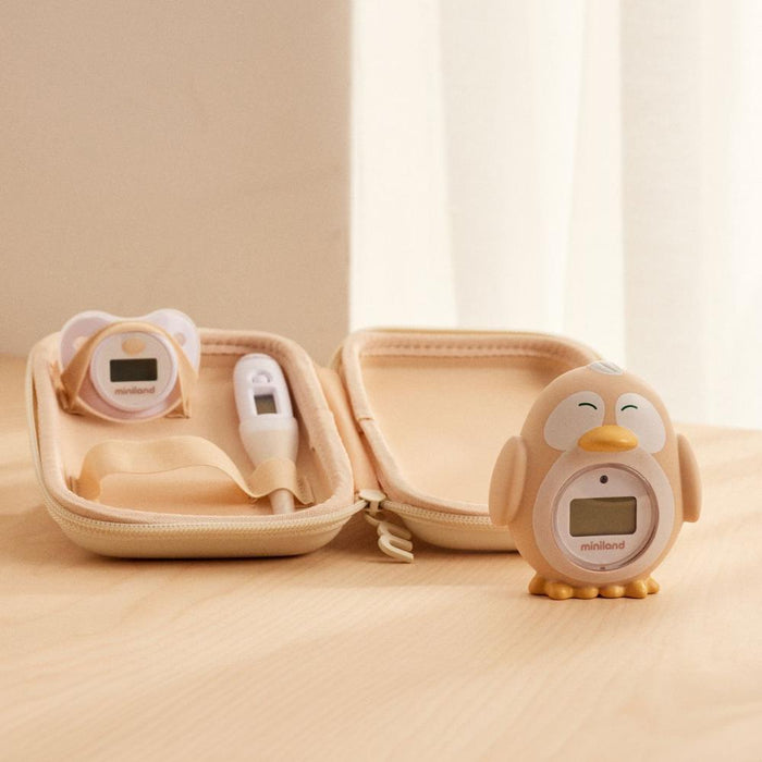 Conjunto de 3 Termómetros Digitais Miniland Thermokit Valencia