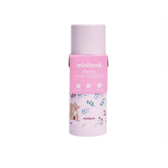 Termo para Líquidos Miniland Thermy Squirrel Pink 350ml
