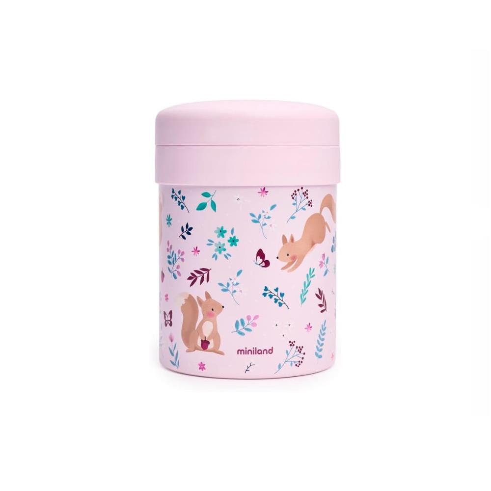 Termo para Sólidos Miniland Thermy Squirrel Pink 745ml