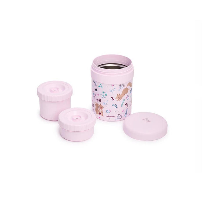 Termo para Sólidos Miniland Thermy Squirrel Pink 745ml