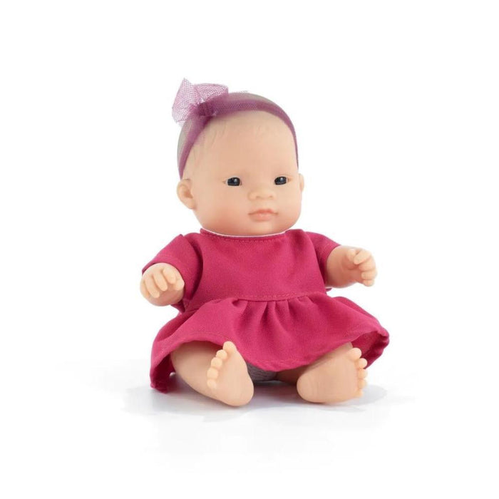 Boneca Bebé Miniland My Friends & Me Asiática 21cm