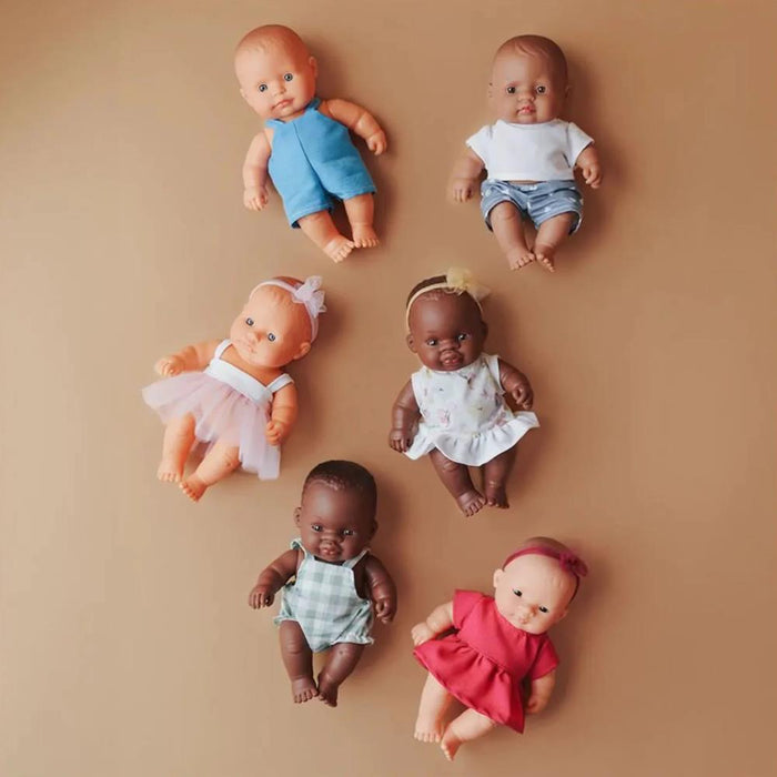 Boneca Bebé Miniland My Friends & Me Asiática 21cm