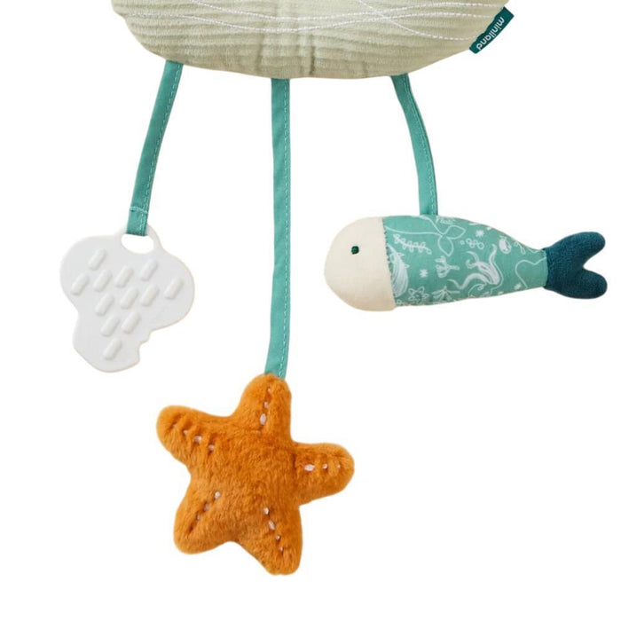 Peluche Baleia de Atividades para Berço Miniland Ocean