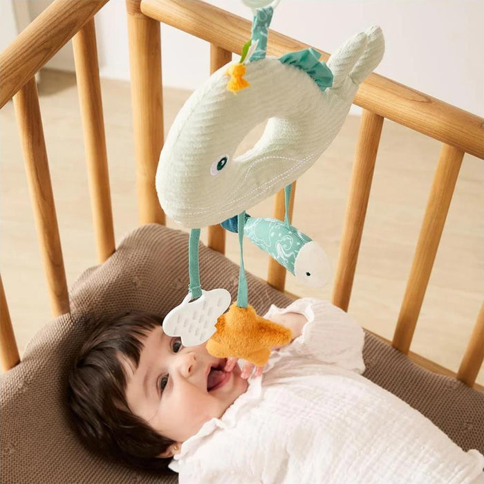 Peluche Baleia de Atividades para Berço Miniland Ocean