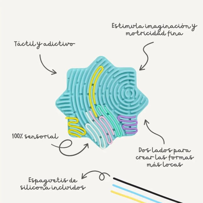 Jogo de Labirinto em Silicone Flexhetti Star