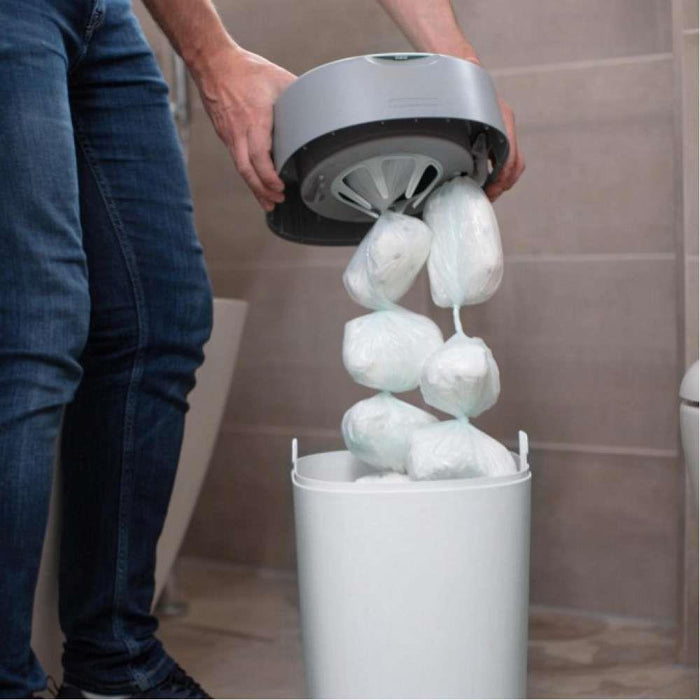 Tommee Tippee Sangenic Contenedor de pañales Twist and Click con 4 recambios blanco