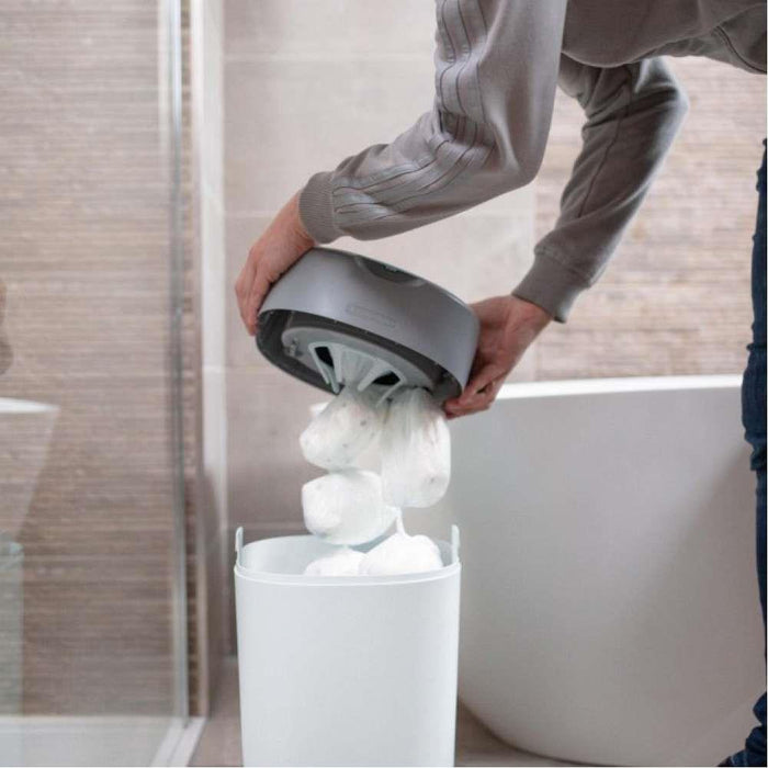 Tommee Tippee Sangenic Contenedor de pañales Twist and Click con 4 recambios blanco