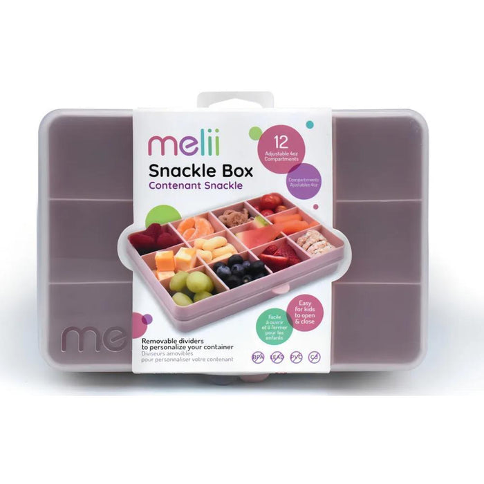 Caixa Lancheira Retangular com Divisórias Melii Pink