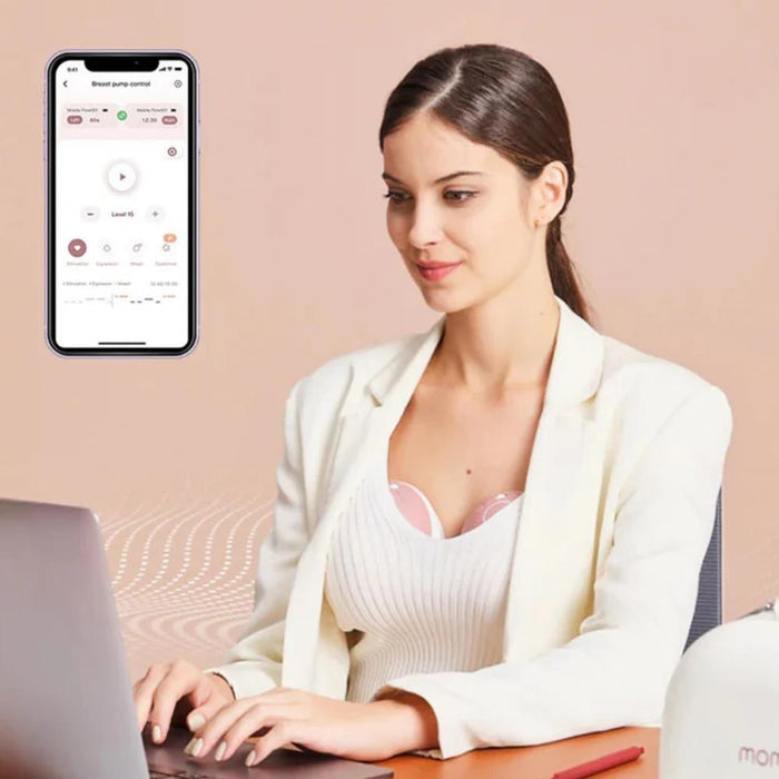 Bomba Tira-Leite Mãos Livres Momcozy M9 Dupla Red